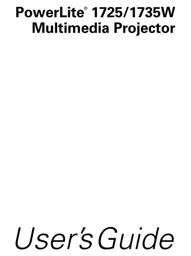 Epson PowerLite 1725 User manual