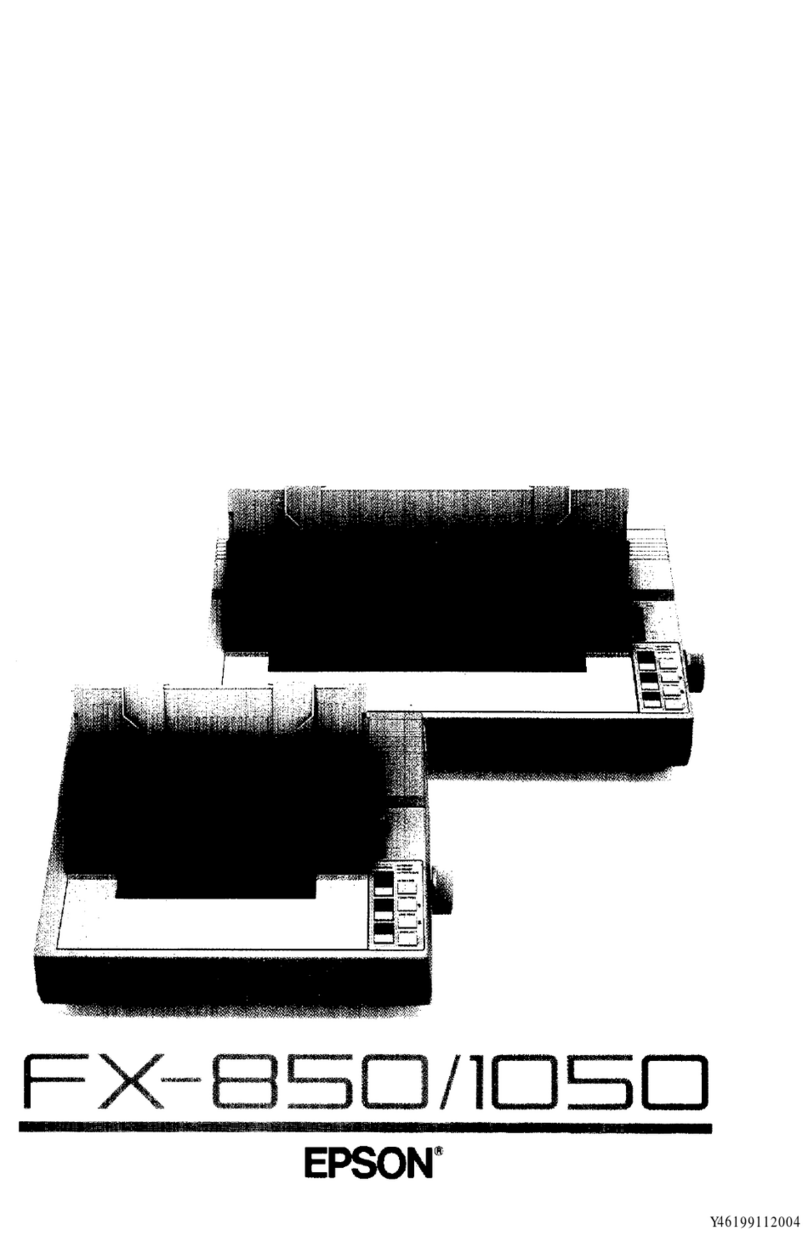 Epson FX-1050+ User manual