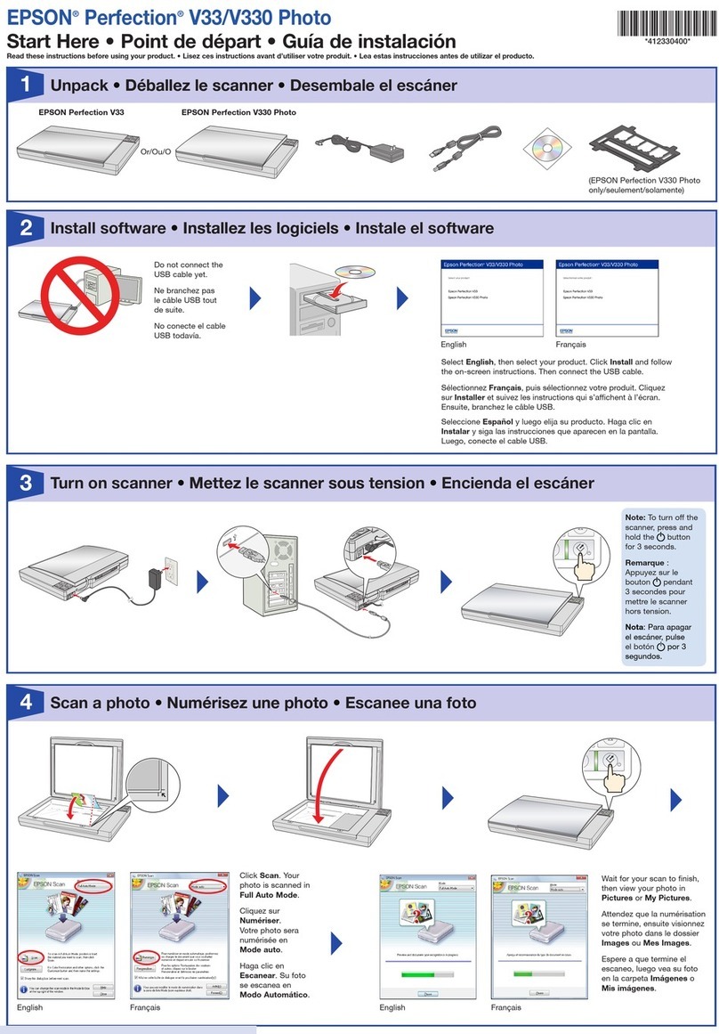 Epson Perfection V33 Photo Start here