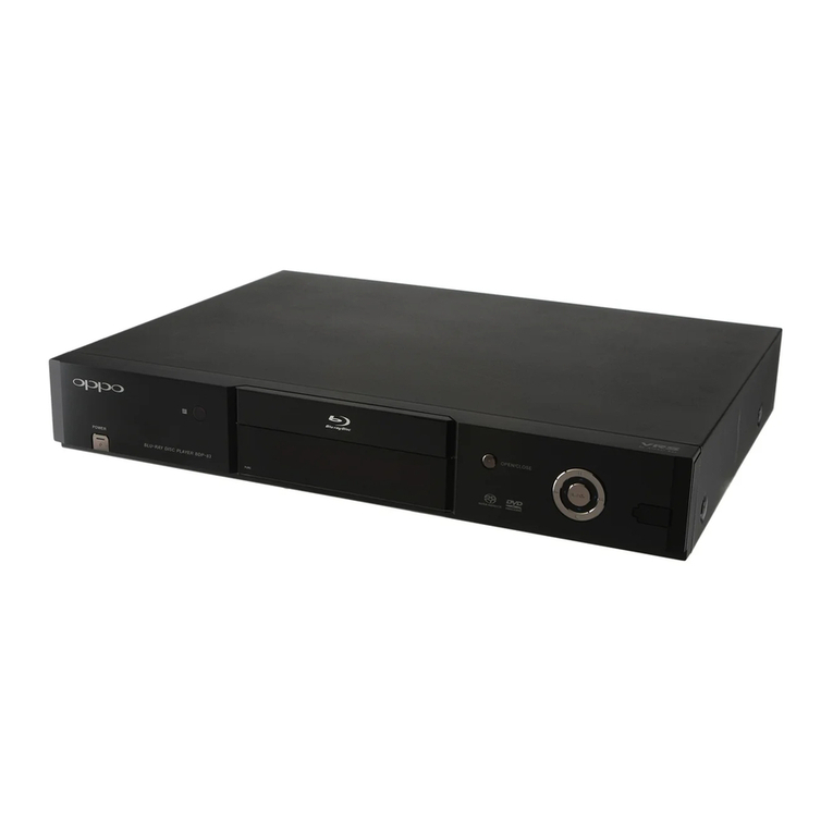 Oppo BDP-83 User manual