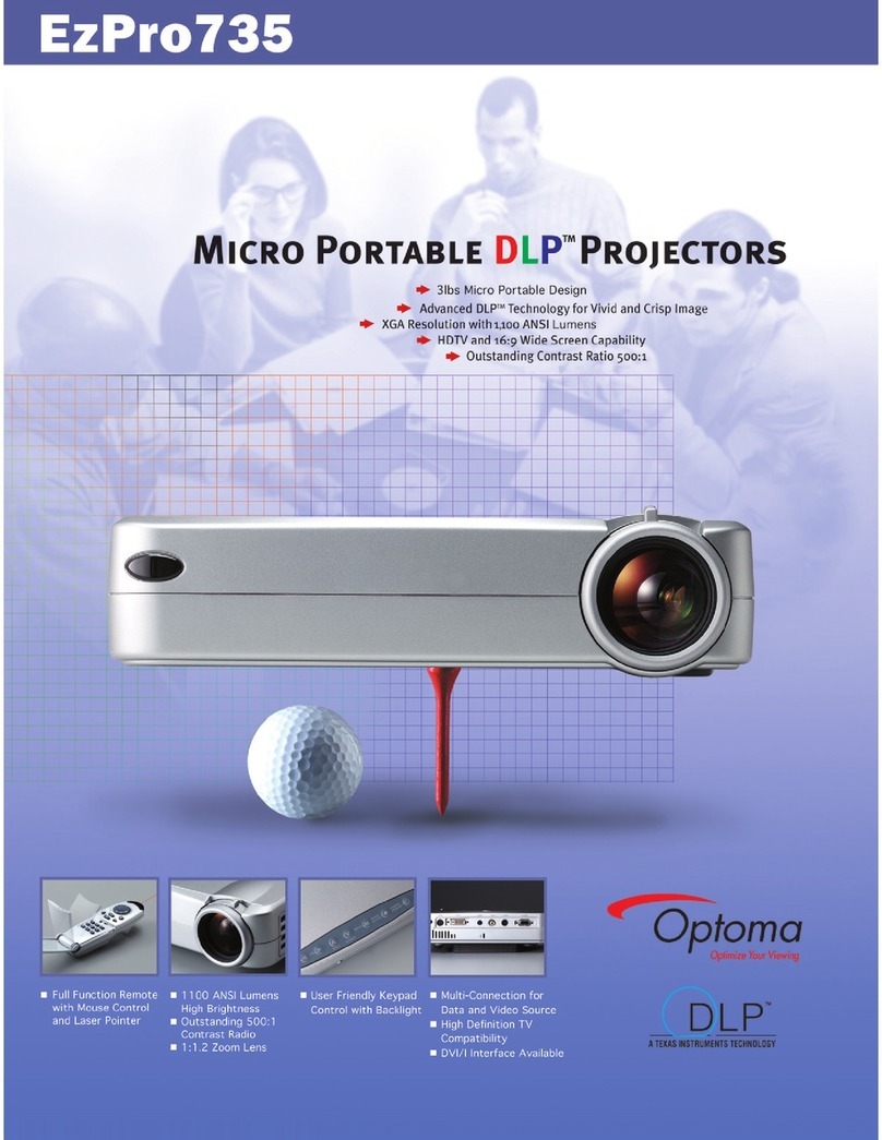 Optoma EP735 User manual