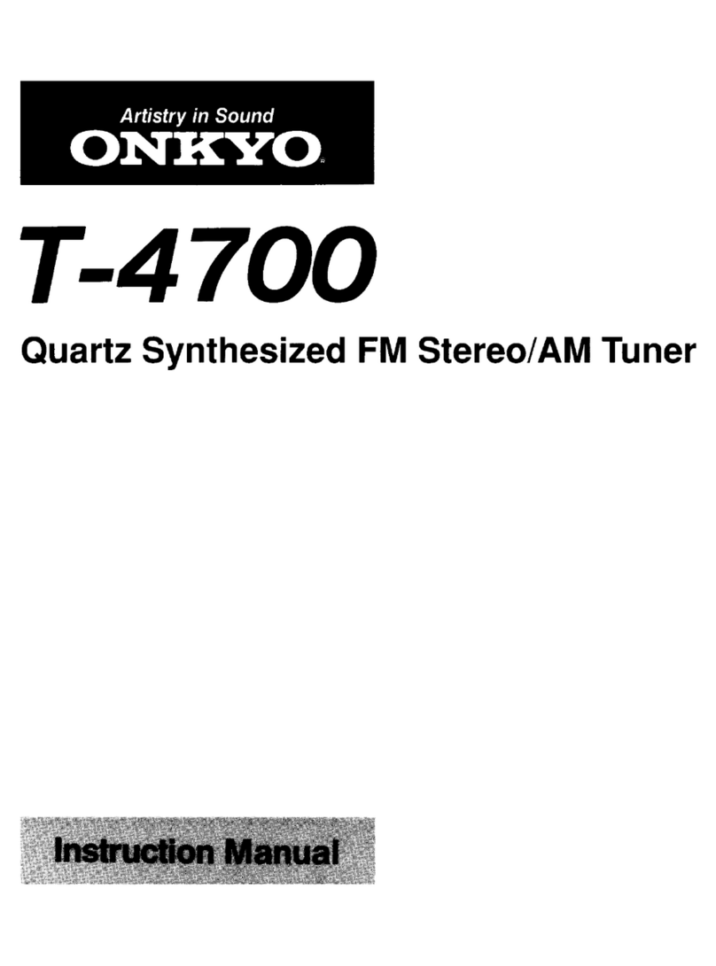 Onkyo T-4700 instruction manual