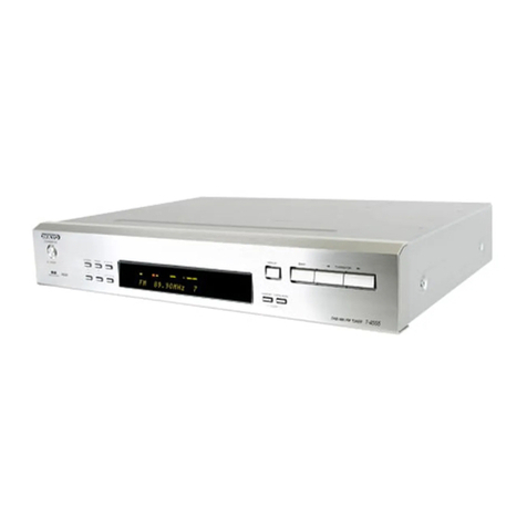 Onkyo T-4555 - Radio Tuner instruction manual
