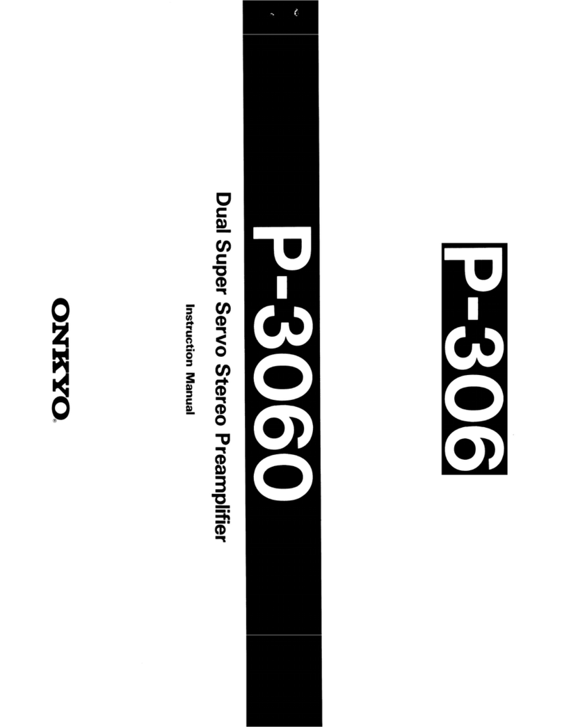 Onkyo P-3060R User manual