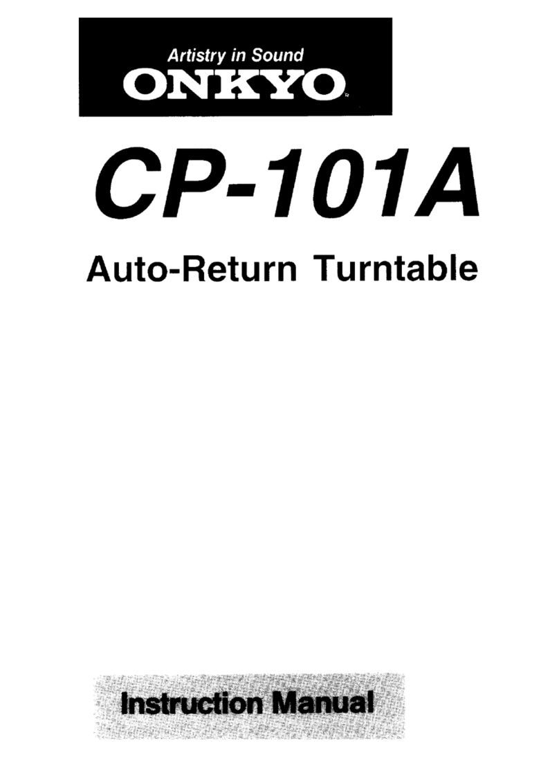 Onkyo CP-101A instruction manual