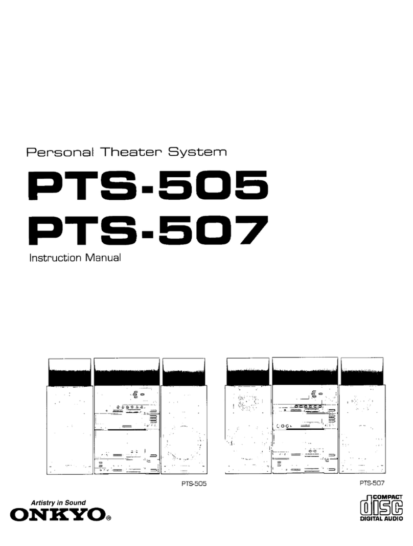 Onkyo PTS-507 User manual