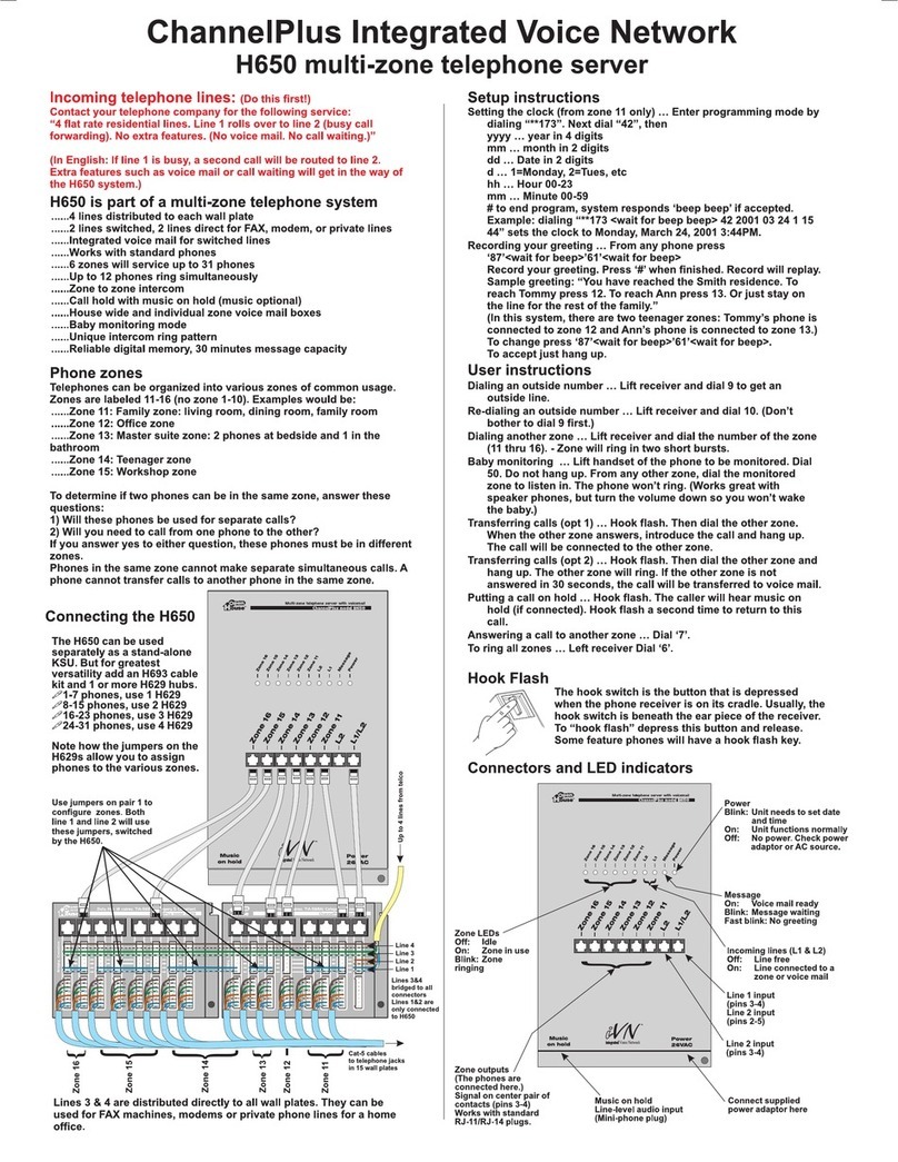 Open House H650 Specifications
