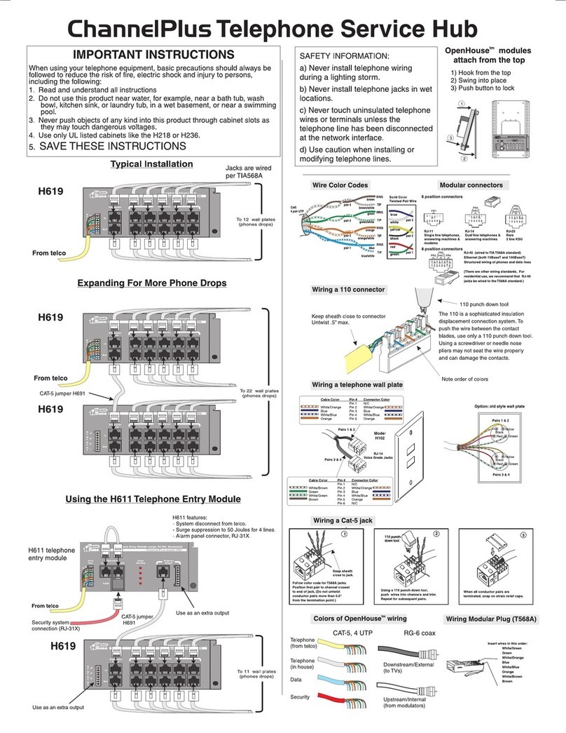 Open House H619 install guide