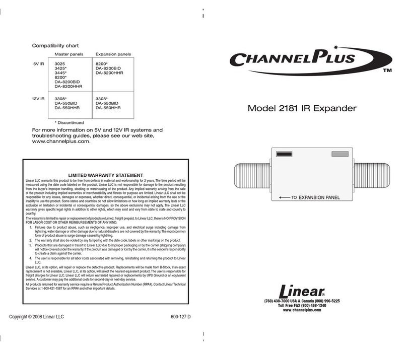 Channel Plus 2181 install guide