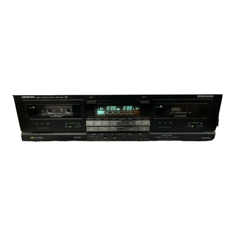 Onkyo TA-RW490 User manual