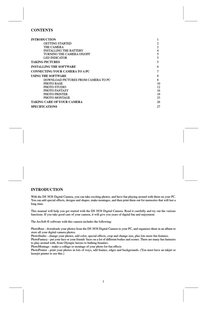 Oregon Scientific DS3838 User manual