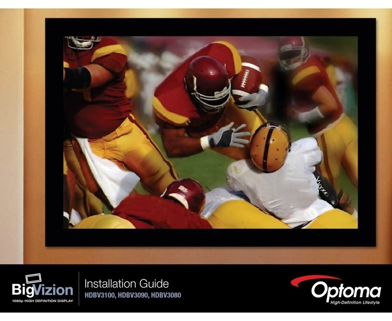 Optoma BigVision HDBV3080 User manual