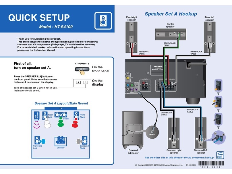 Onkyo HT-S4100 Specification sheet Onkyo HT-S4100 Specification sheet
