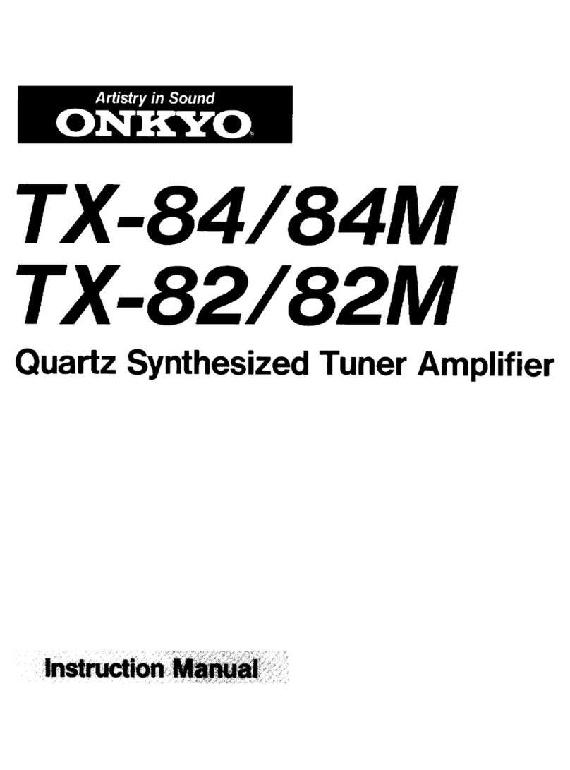 Onkyo TX-82 User manual