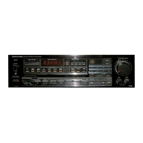 Onkyo TX-108 User manual