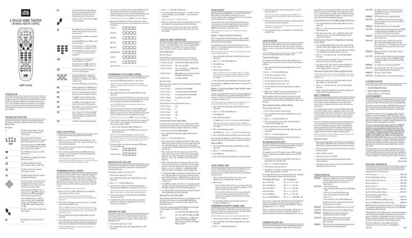One Forall URC-8011 User manual