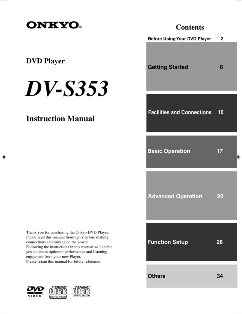 Onkyo DV-S353 User manual