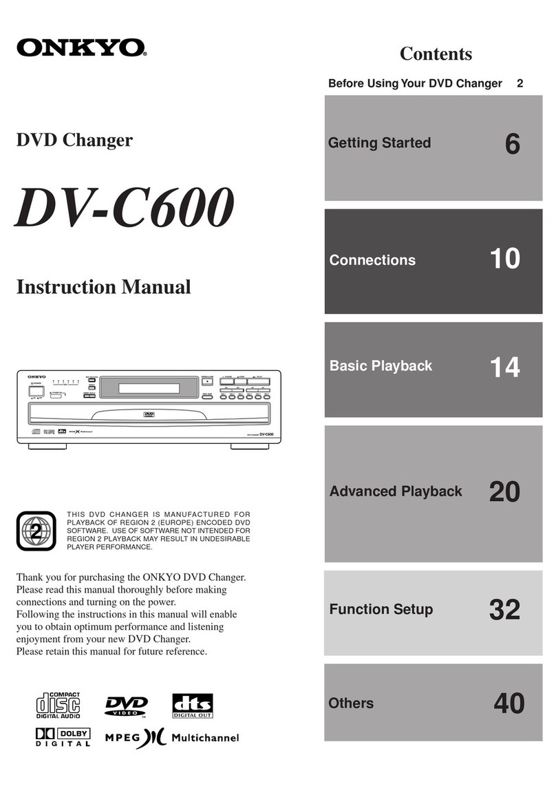 Onkyo DV-C600 User manual