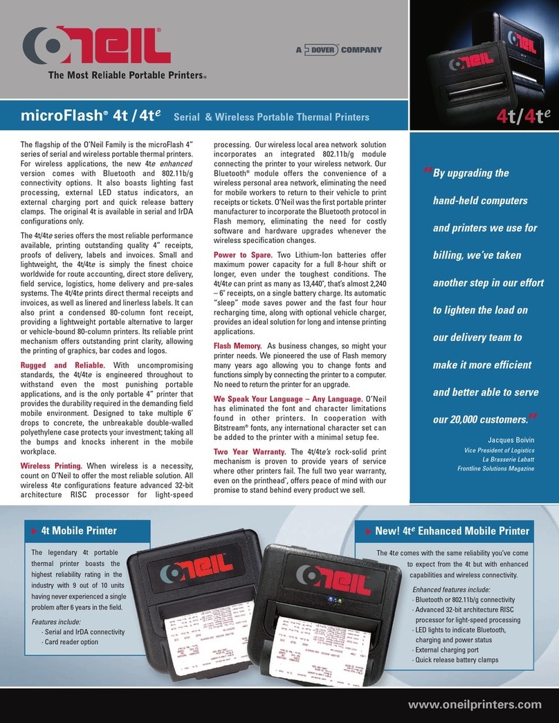 Oneil microFlash 4t User manual