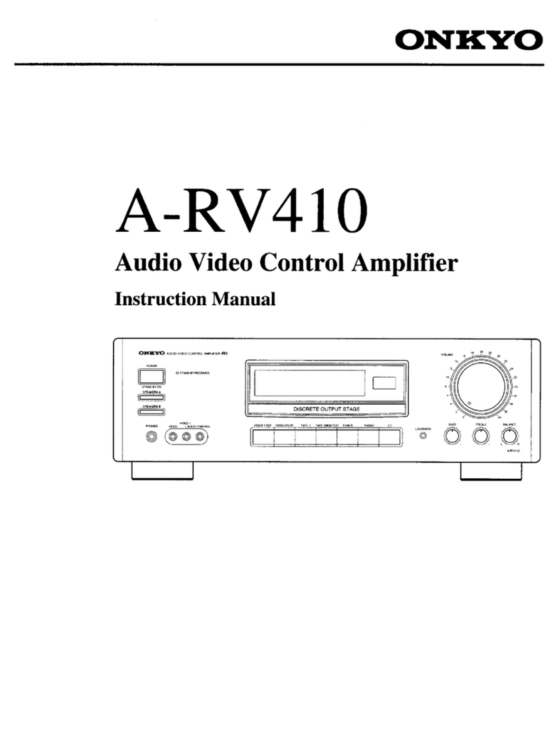 Onkyo A-RV410 User manual