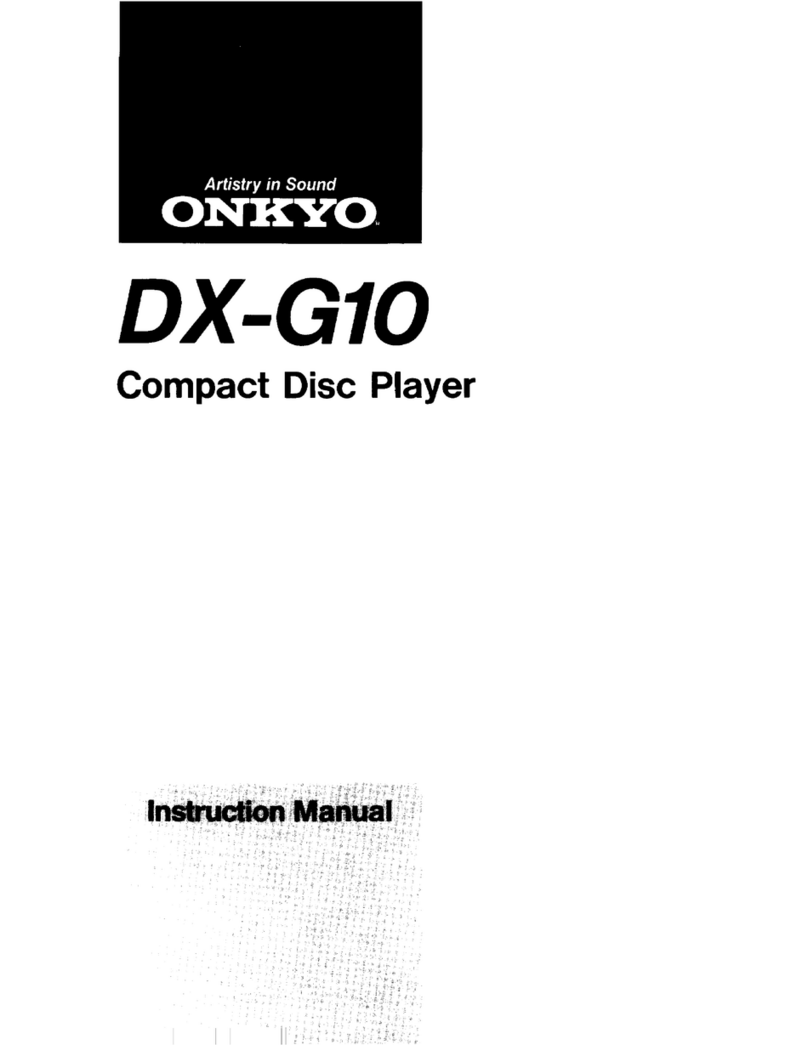 Onkyo DX-G10 User manual