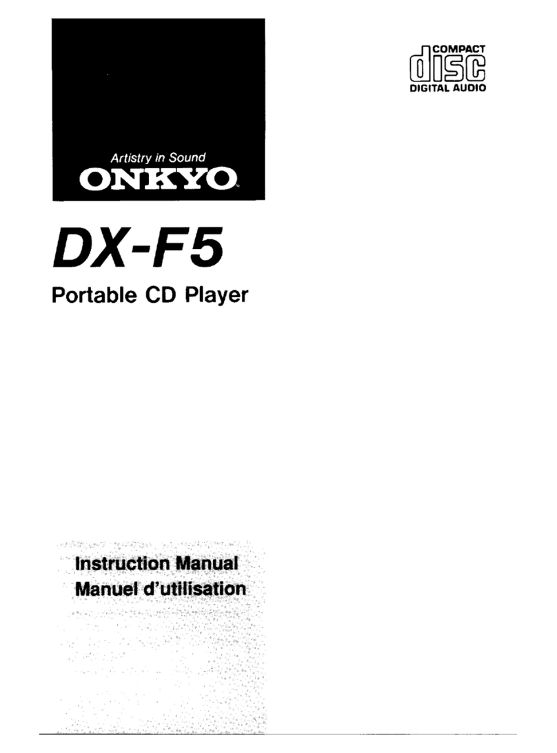 Onkyo DX-F5 User manual