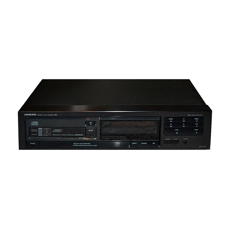Onkyo DX-C300 User manual