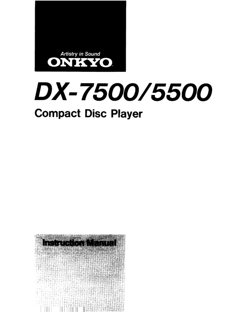 Onkyo DX-5500 User manual