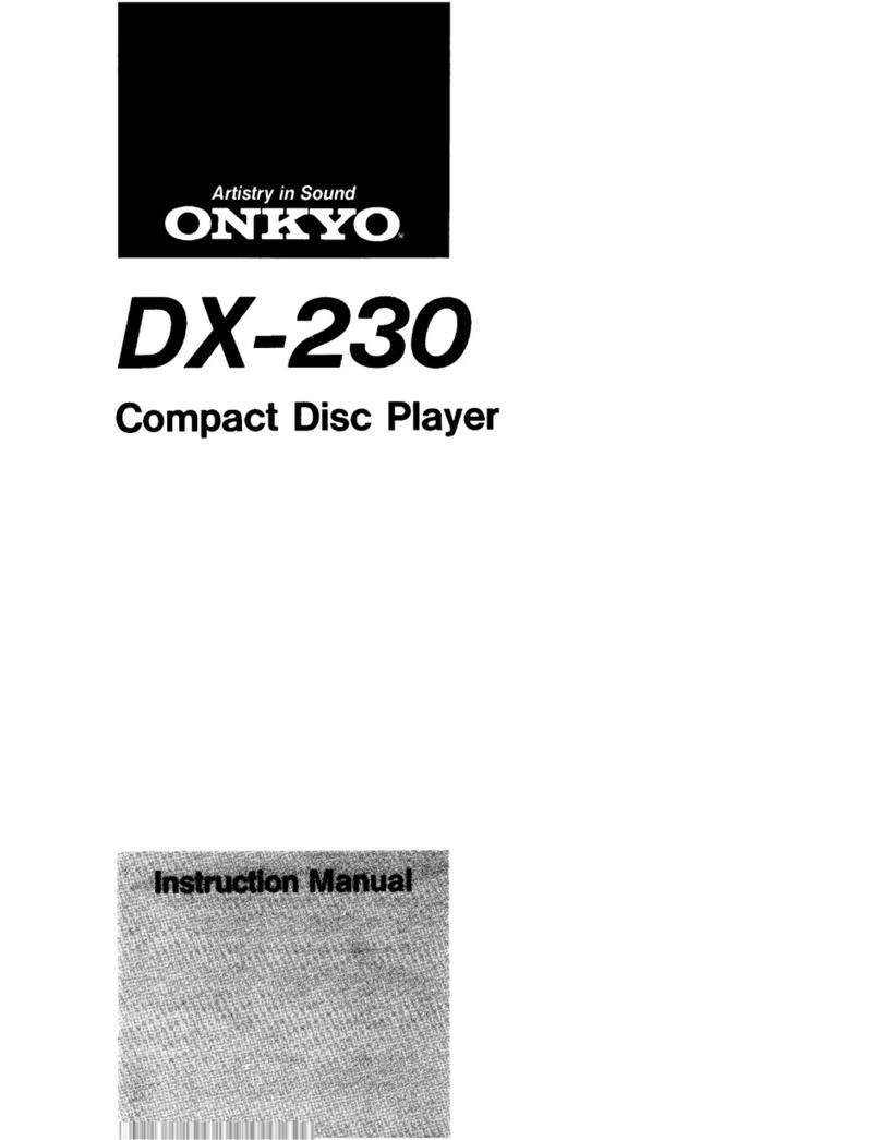 Onkyo DX-230 User manual
