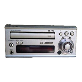 Onkyo CR-305X User manual Onkyo CR-305X User manual