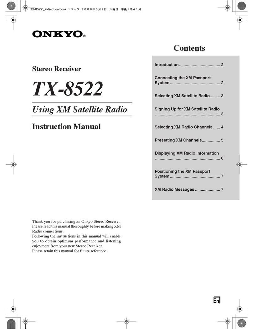 Onkyo TX-8522 instruction manual