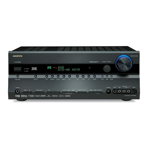 Onkyo TX-SR706 - AV Receiver User manual Onkyo TX-SR706 - AV Receiver User manual