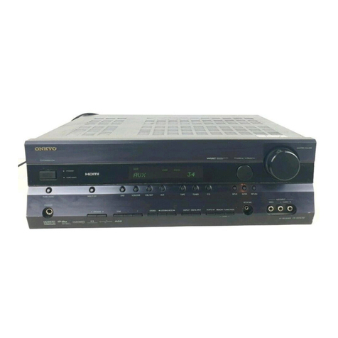 Onkyo TX-SR505 User manual