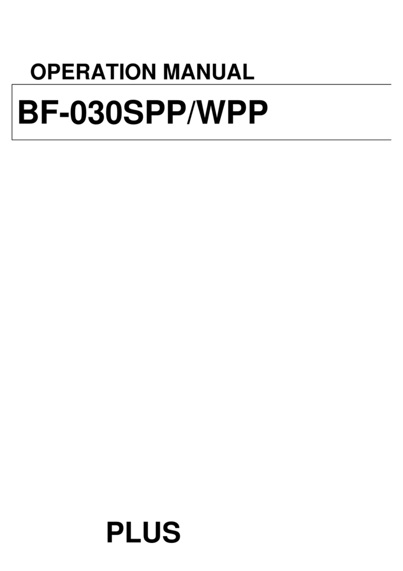 Plus BF-030SPP User manual