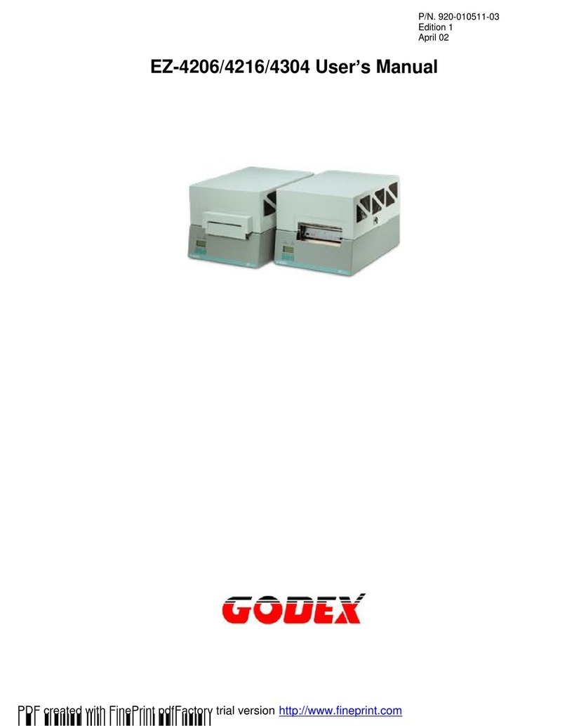 Godex EZ-4206 user manual