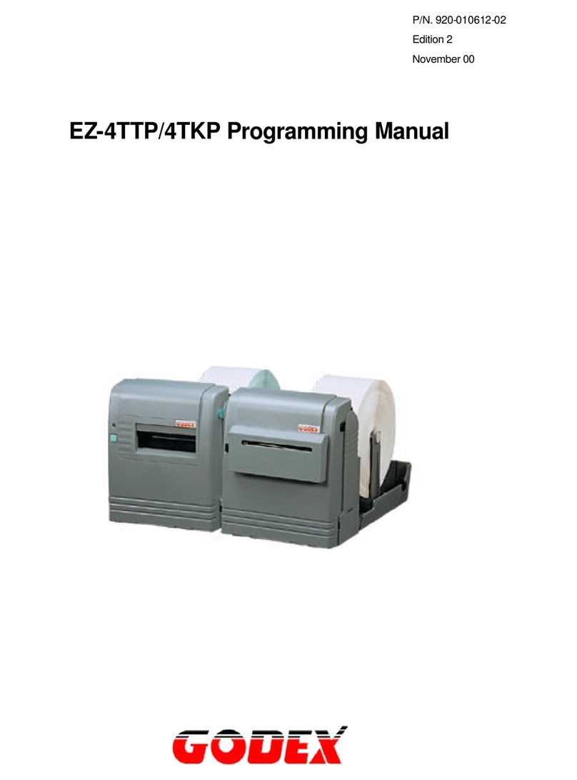 Godex EZ-4TKP User manual