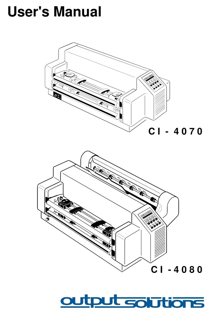 Output Solutions CI-4080 user manual