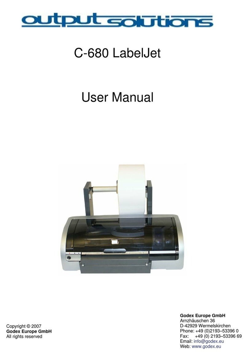 Output Solutions C-680 LableJet User manual