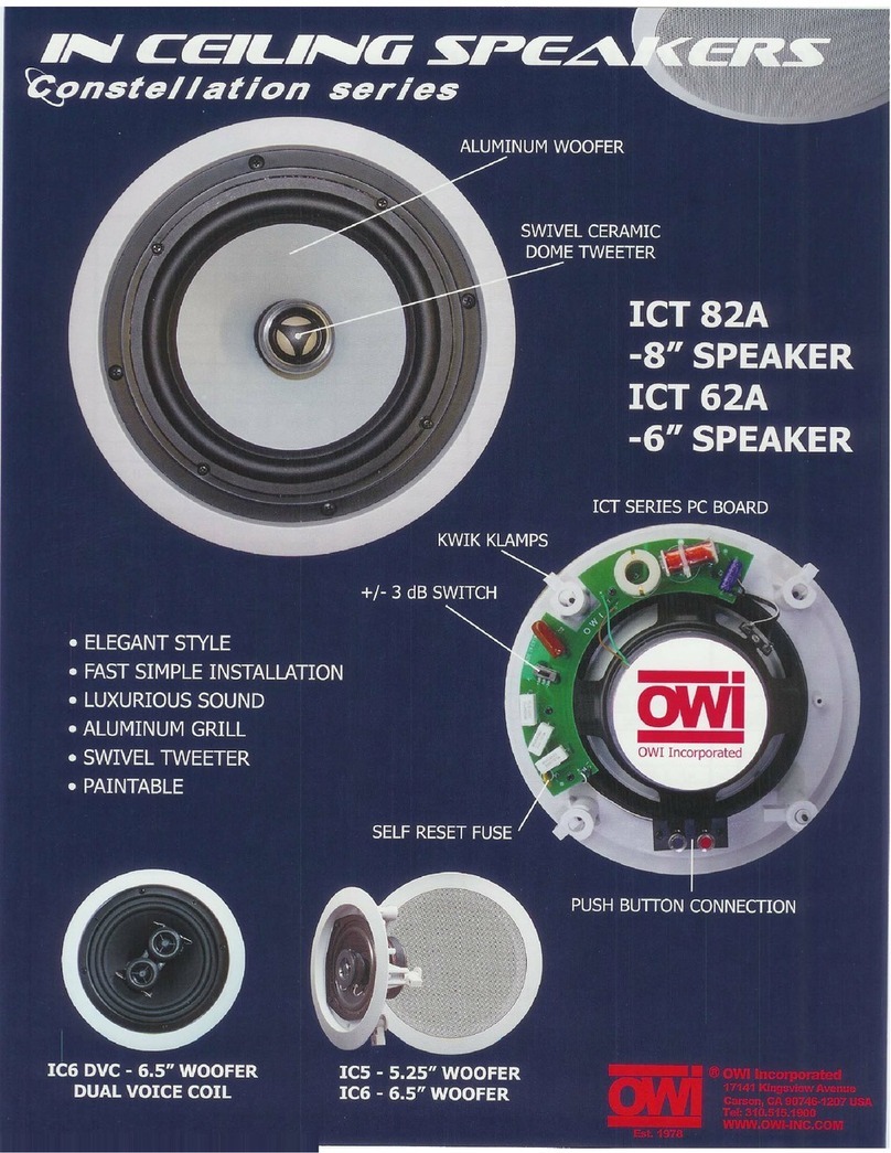 OWI IC5 Specifications