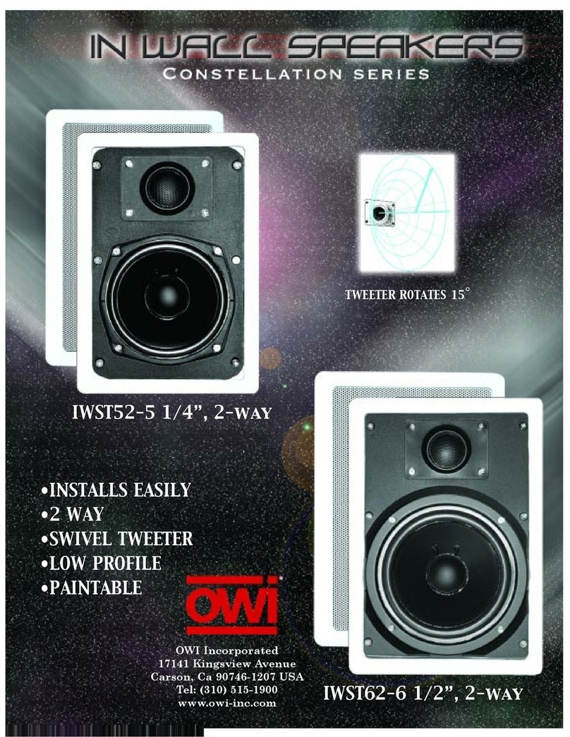 OWI IWST-52 User manual