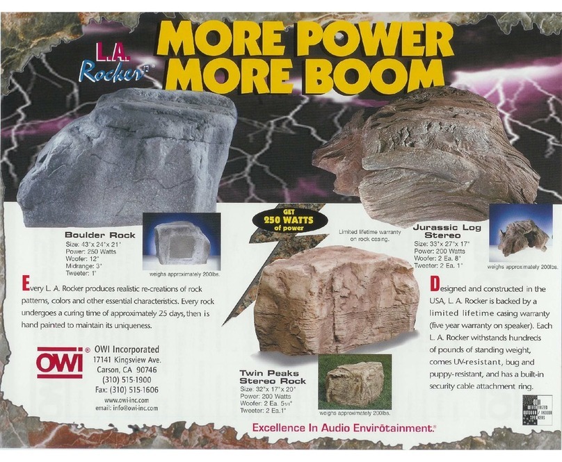OWI BR-8 User manual