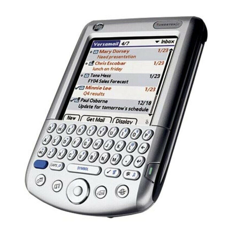 Palm Tungsten Tungsten W User manual