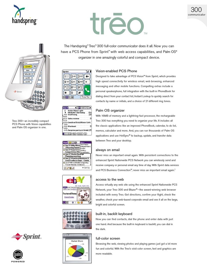 Handspring Treo 300 brochure