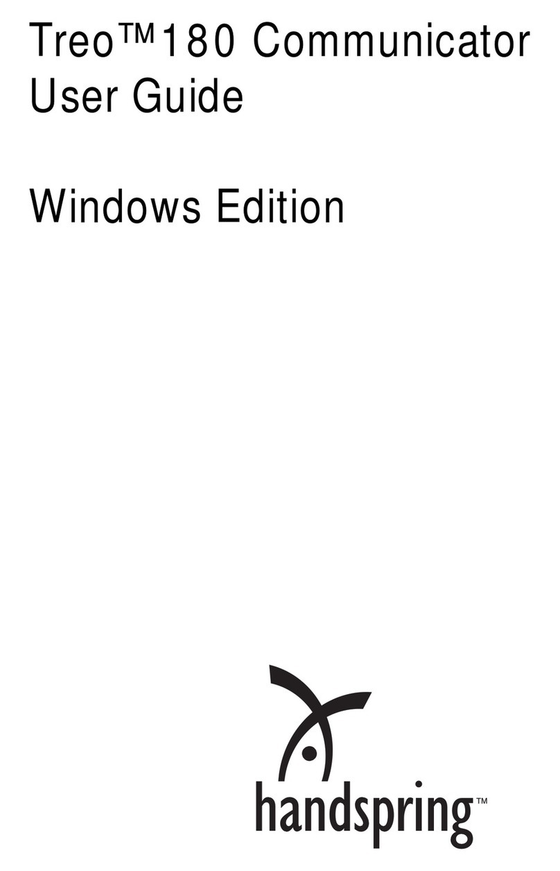 Handspring Treo 180 user guide
