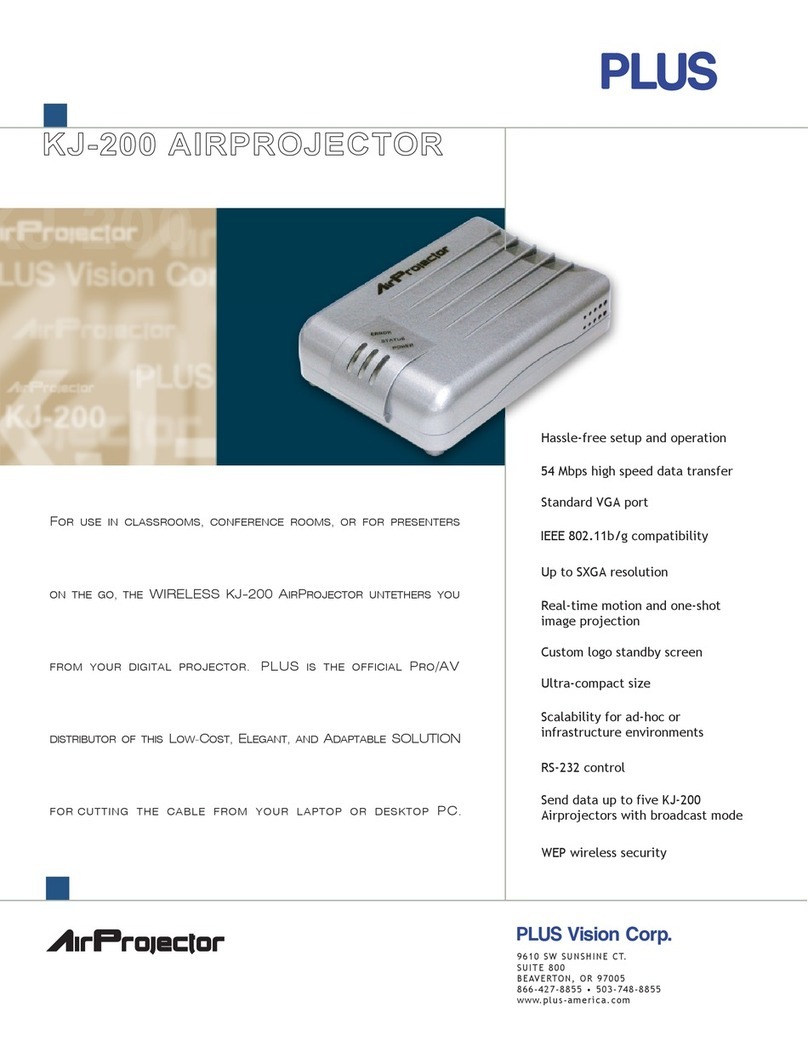 Plus KJ-200 User manual