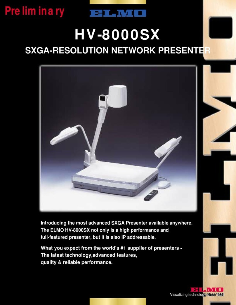 Elmo HV-8000SX User manual