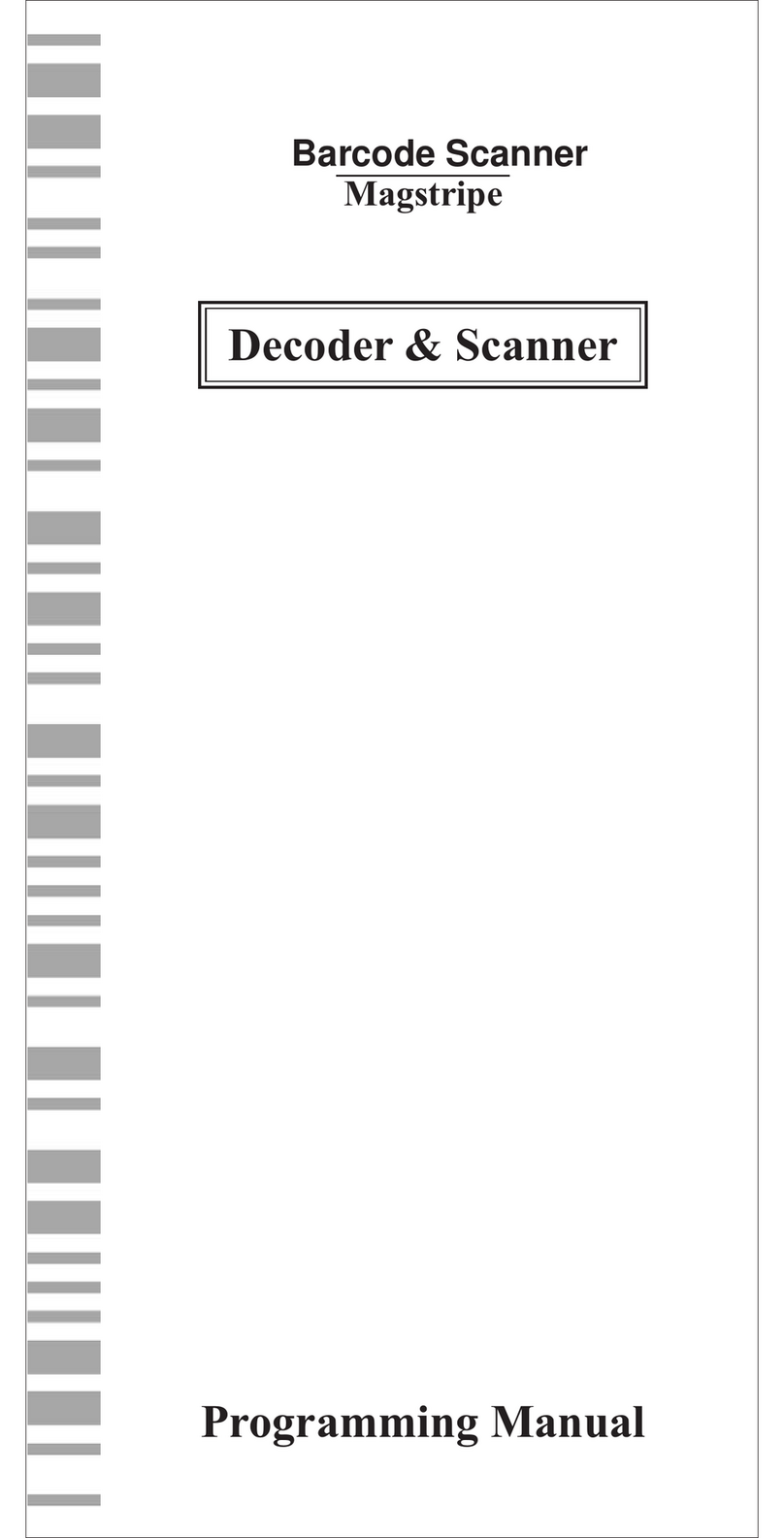 POS-X Xi1000 Owner's manual