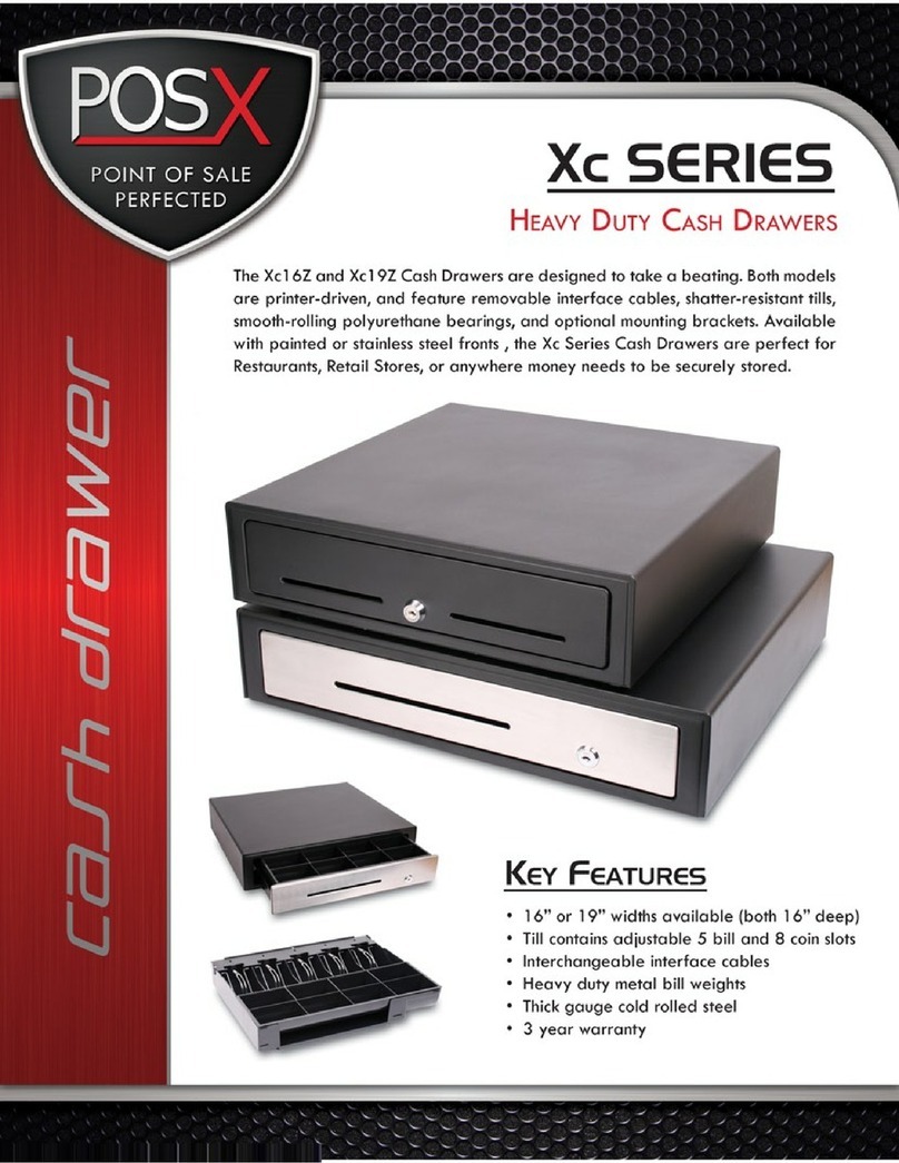 POS-X Xc16Z Specifications