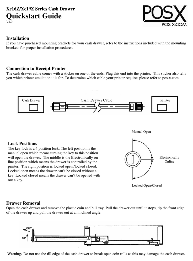 POS-X Xc16Z Series quick start guide