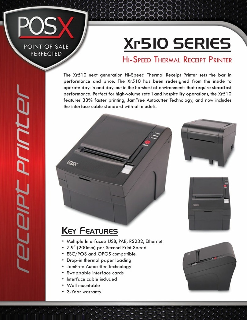 POS-X XR210 User manual